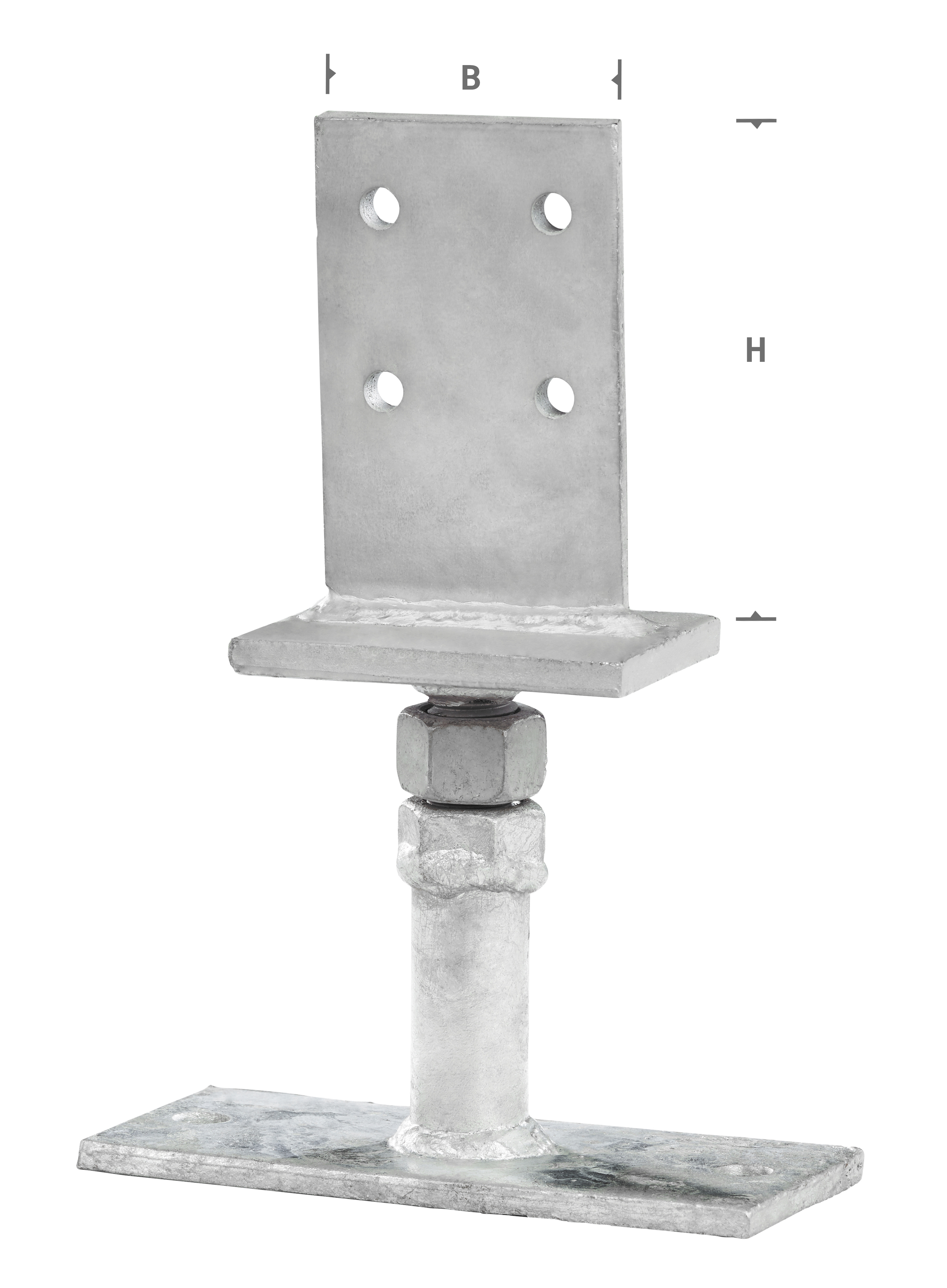 Column shoe type A with plate